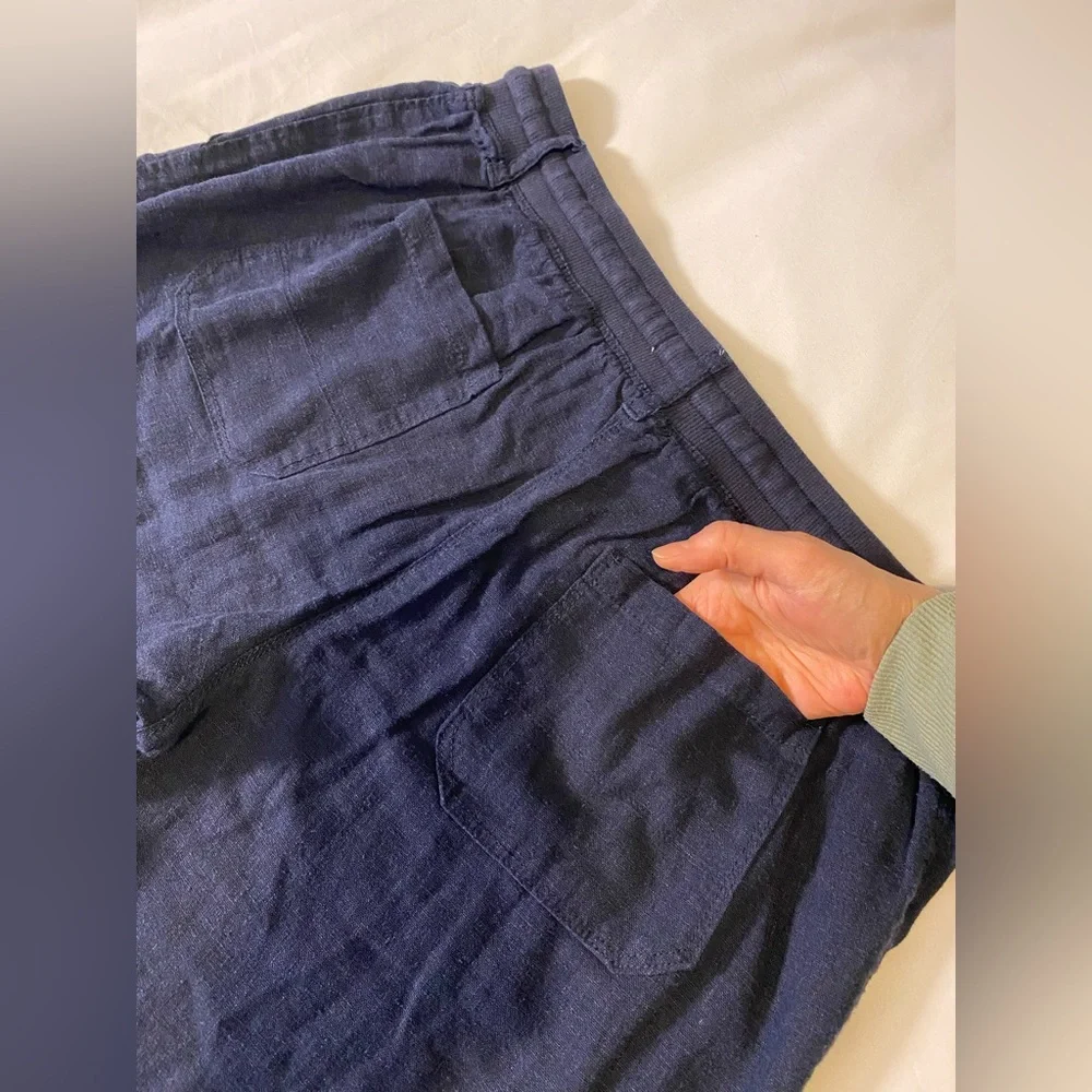 Alexander Jordan Linen-Viscose Blend Pants with Adjustable Drawstring